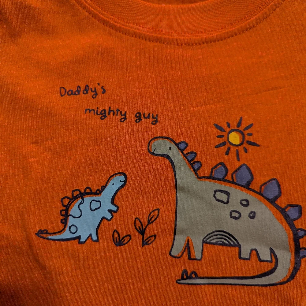 Carter's Daddy's Mighty Guy Onesie Long Sleeve Shirt Size 24 Months BNWT